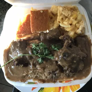 Oxtails Rice and Gravy