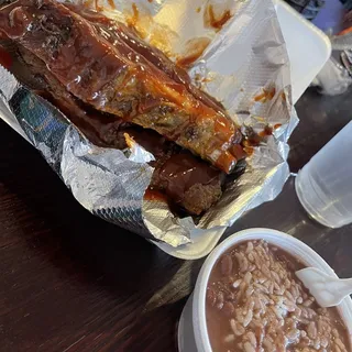 BBQ Ribs and Side Lunch Special