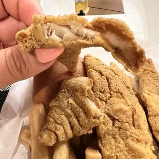 Red snapper and fries.