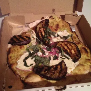 Grilled Eggplant Pizza