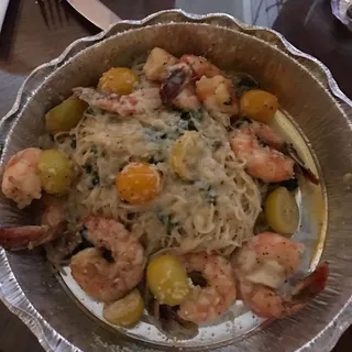 Garlic Shrimp Pasta