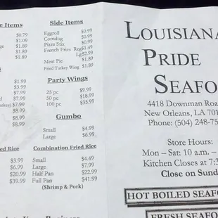 the price of the restaurant