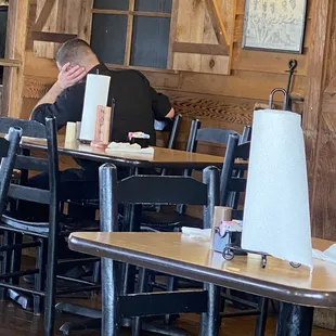 Employee that sneezed in hands then went to buffet