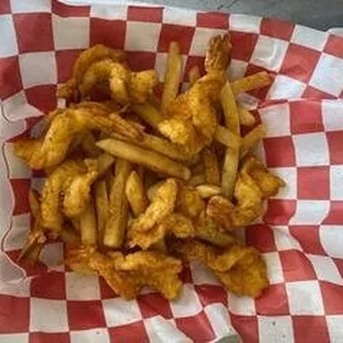 Fried Shrimp &amp; French Fries