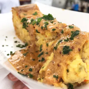 Shrimp and alligator sausage cheesecake. Best thing I ate here!