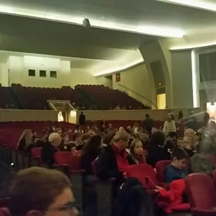 2 levels of seats for performances