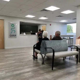 Check-in and Waiting Room