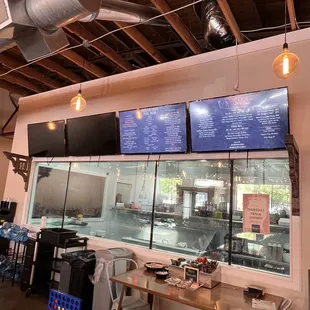 Menus you can order from at the bar