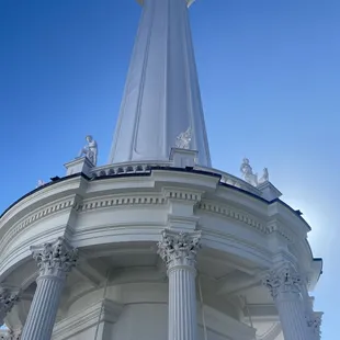 Water tower Indian with Dog statue