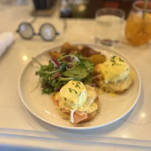 Salmon Eggs Benedict
