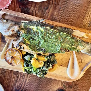 Whole Grilled Branzino