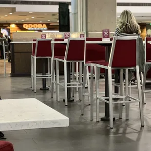High top seating