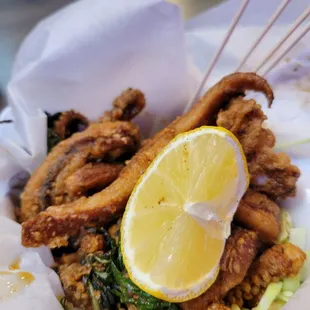 Fried calamari
