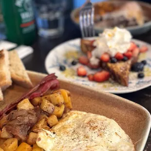 Dinner Breakfast Plate, 7/10. It was good and a nice savory dish to share with someone