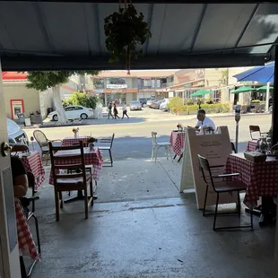 outdoor seating