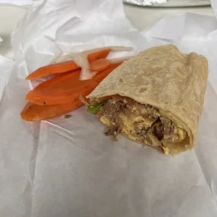 Machaca Burrito