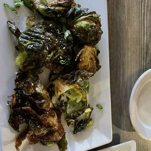 Appetizer: Fried Kung Pao Brussel Sprouts