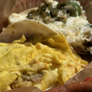 Potato Egg and Cheese Taco