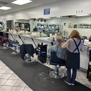 From the front of the shop.