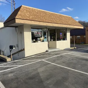 the outside of the building