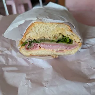 Italian special sandwich, half