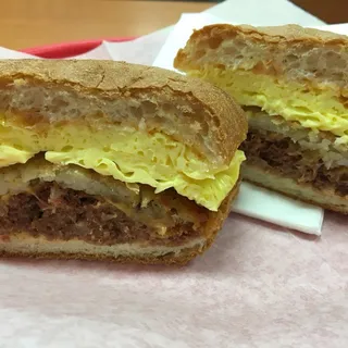Corned Beef Hash Sammie