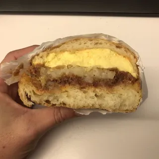 Breakfast Corned Beef Hash Sammie