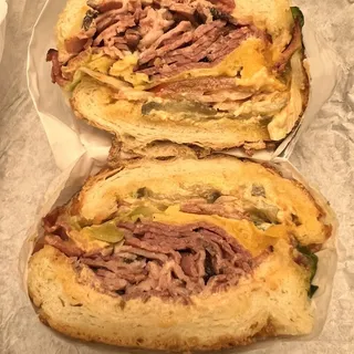Hot Pastrami Sandwich