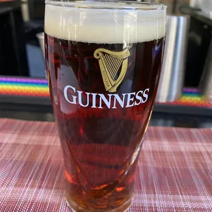 My beer (not actually Guinness)