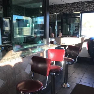 diners sitting at the counter