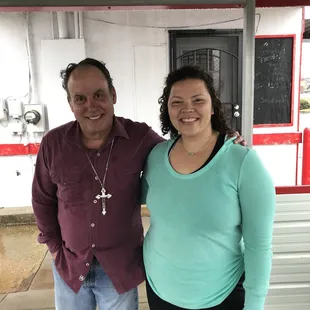 Me and Mr Lou. My favorite person.