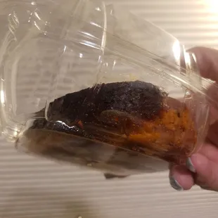 Bottom of sweet potato pie