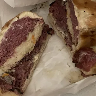 June's Mouth Full Sandwich