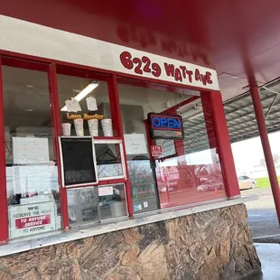 the outside of the store