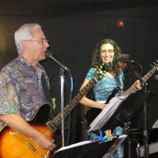 Playing at an Anniversary Dance.