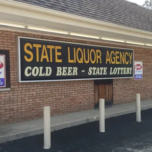 the front of the building