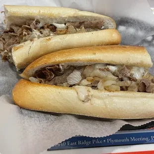 Cheesesteak with fried onions