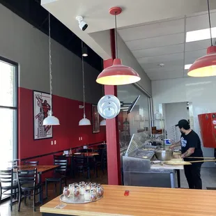 Dining area and entrance