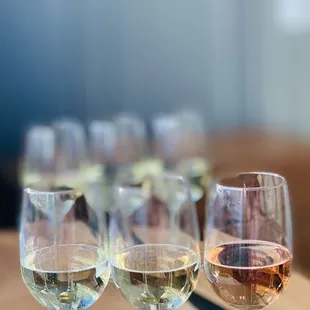 The Jennifer (wine flight) &quot;May the bubbles always be in your favor&quot;