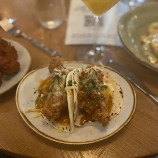 Fried Chicken Tacos