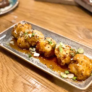 Tempura fried cauliflower