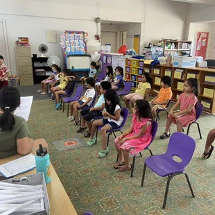 Practicing for graduation!