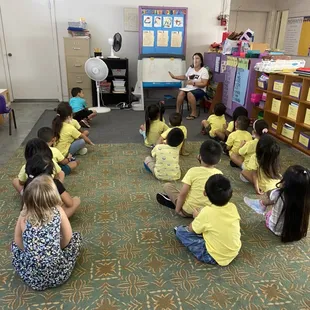 Pre-K class with Mrs. Tina