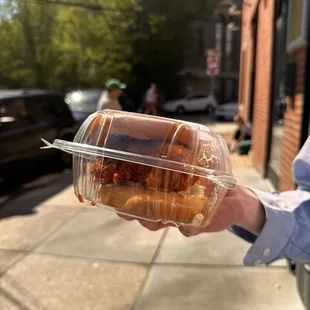 Nashville fried chicken sandwich