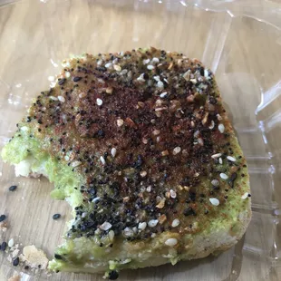 Avocado toast is so good!