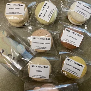 a variety of cookies