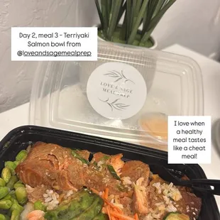 Teriyaki Salmon Bowl