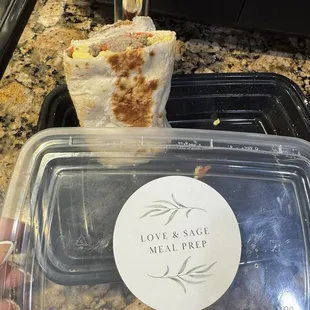 Turkey Sausage &amp; Egg Burrito