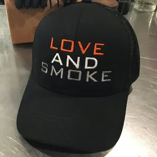 Love and Smoke Trucker Hats are in!