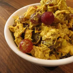 New to the la carte menu: Smoked Chicken Curry Salad! A fresh fusion of flavors with our smoked chicken!